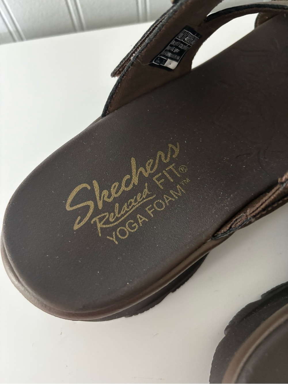 Skechers Women's Dark Brown Buckle Slide Mules - Picture 7 of 10